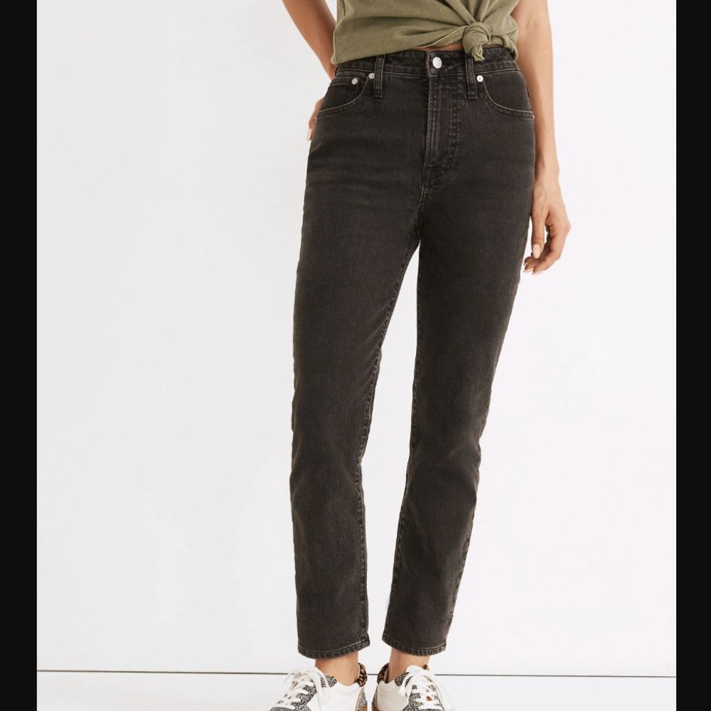 Madewell Curvy Perfect Vintage Jeans Black Size 24
